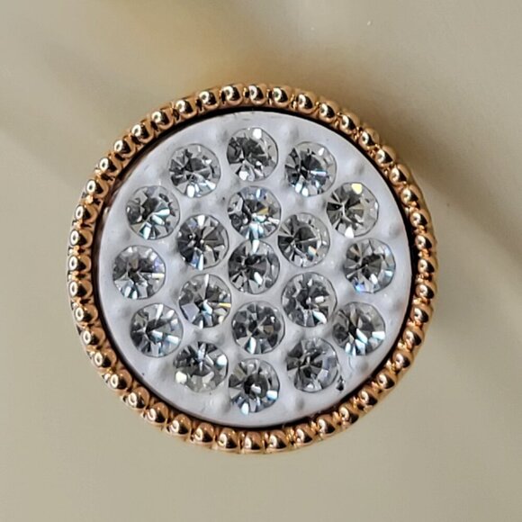 Tiny Dainty White Earrings - Picture 7 of 9